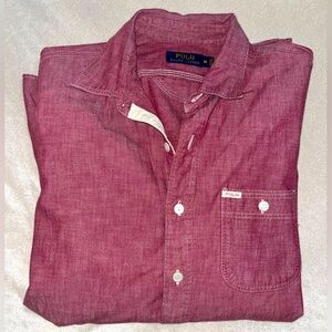 POLO by Ralph Lauren, maroon, size M 100% Cotton